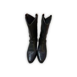 Acme Woman’s Black Leather Boots